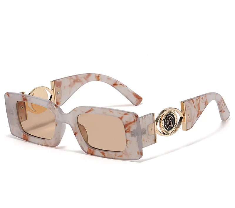 RBB Modern Square Sunglasses – Retro Luxury UV400 Sun Glasses for Men & Women