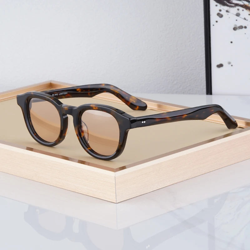 RBB Vintage Polarized Sunglasses – Unisex Lemtosh-Style Acetate Frame | Luxury Retro Eyewear