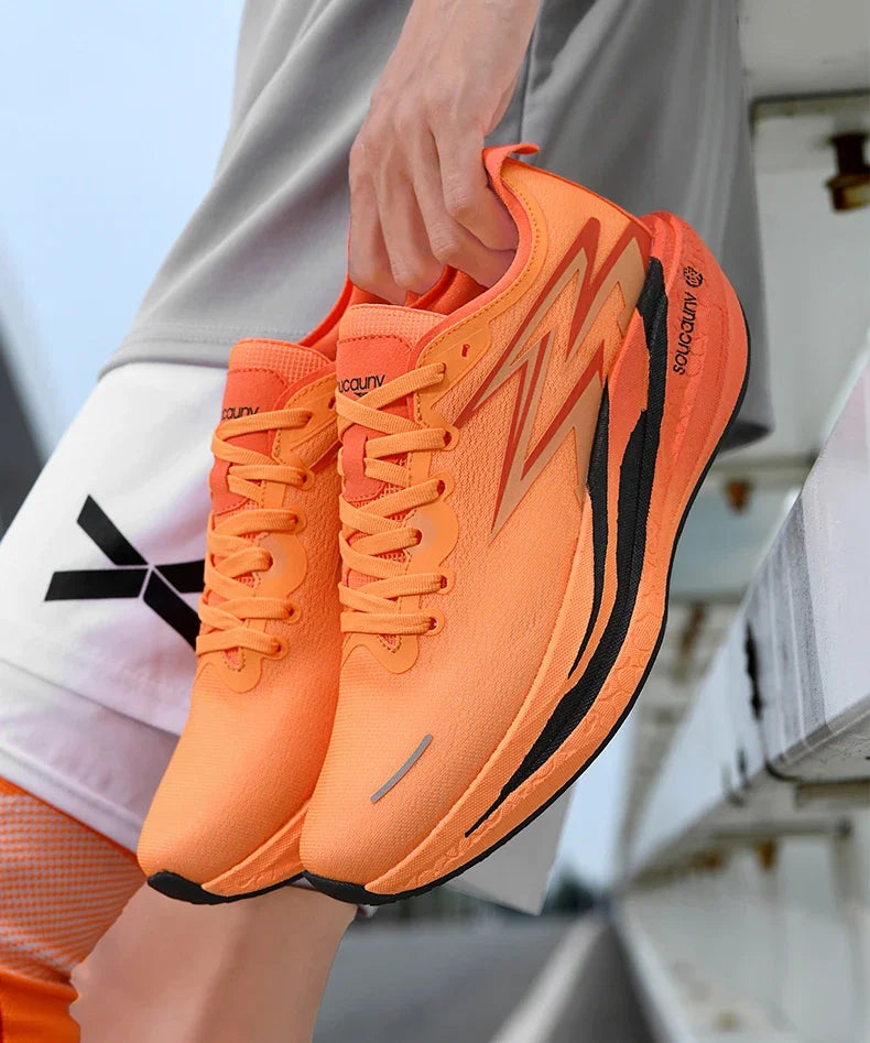 RBB Men’s & Women’s Carbon Plate Trainers – Breathable Shock-Absorbing Running & Tennis Sneakers