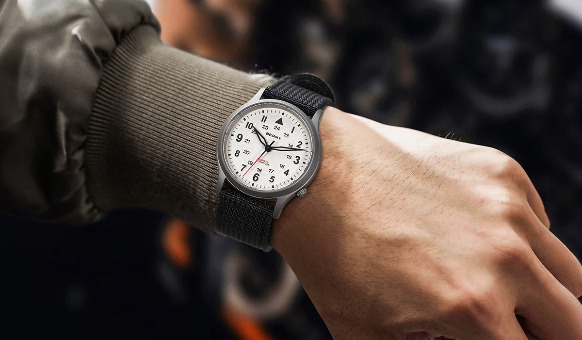 RBB Titanium Field Watch – Quartz, Sapphire, BGW9 Lume, 5ATM