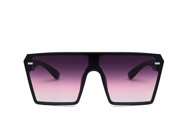 RBB Oversized Square Sunglasses – Retro Gradient UV400 Eyewear for Women & Men (2024)