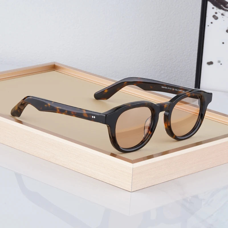 RBB Vintage Polarized Sunglasses – Unisex Lemtosh-Style Acetate Frame | Luxury Retro Eyewear