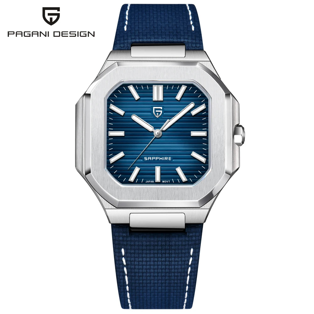 RBB DESIGN 2025 Men's Luxury Quartz Watch – Sapphire Crystal, Waterproof, Stainless Steel