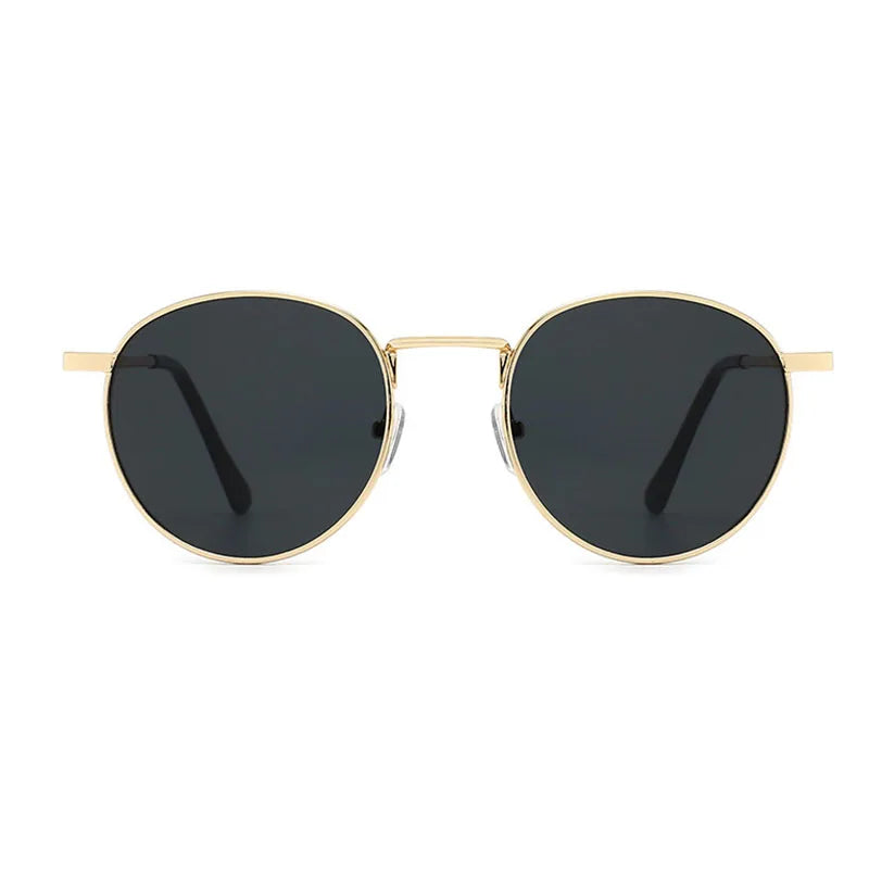 RBB Classic Round Polarized Sunglasses – UV400 Retro Glass Lens for Men & Women