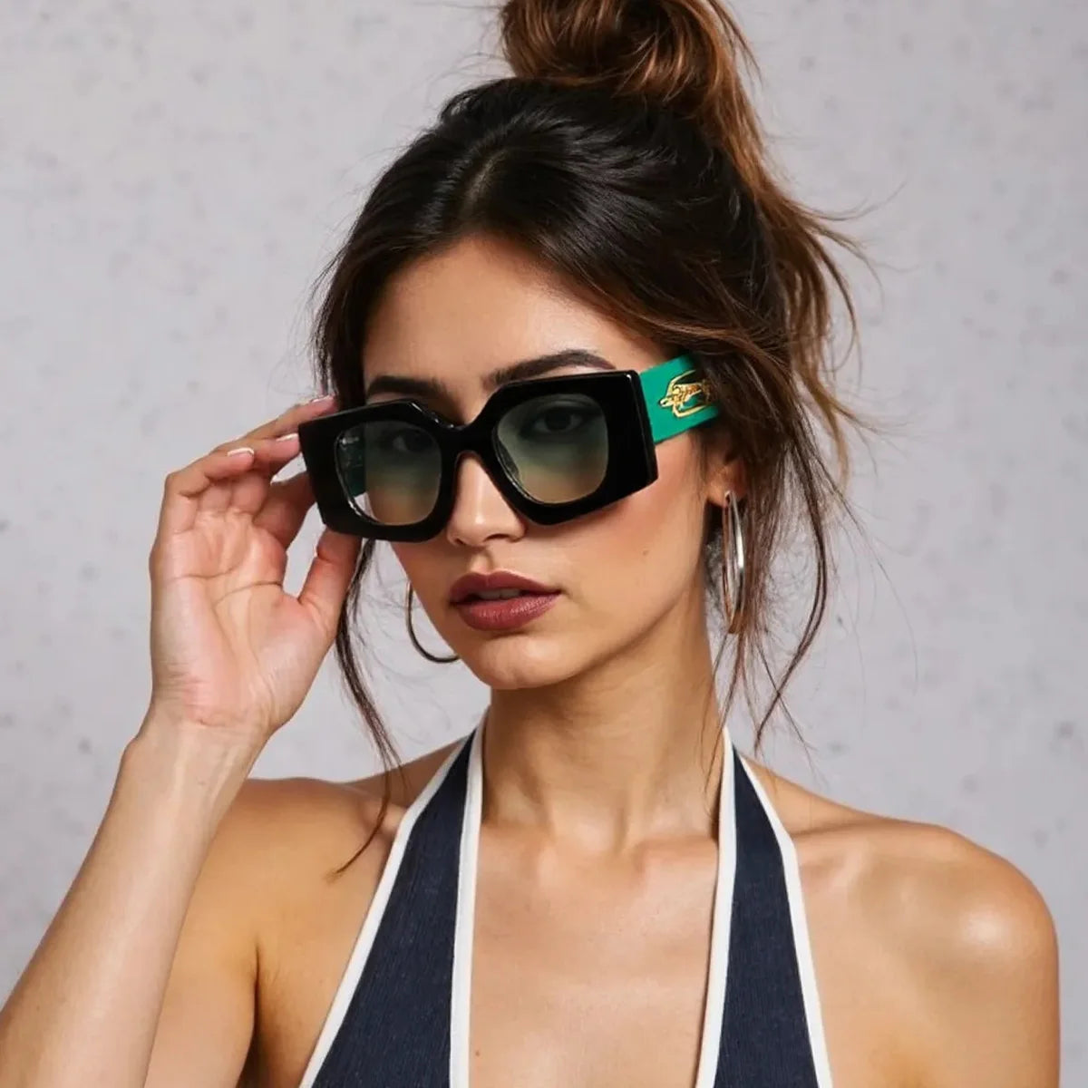 RBB Women’s Retro Oval Sunglasses – Small Frame UV400 Fashion Shades