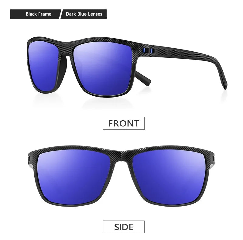 RBB Polarized Sunglasses – UV400 Square Frame for Men & Women | Lightweight & Stylish for Driving, Golf & Fishing