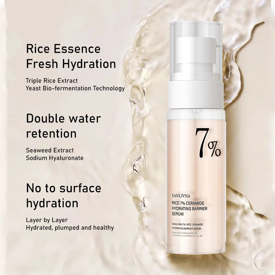 Rice Extract Skincare Set – Toner, Niacinamide Serum & Cleansing Foam