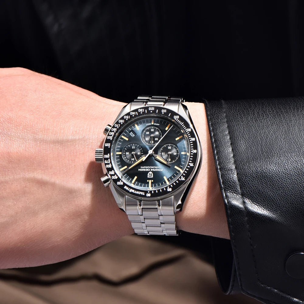 RBB DESIGN Moon Men's Luxury Quartz Watch – 2025 Gold Edition