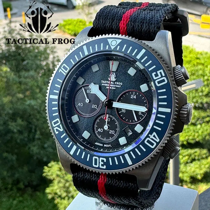 RBB FXD2 Titanium Solar Chronograph Dive Watch – VS75B, BGW9, 20ATM
