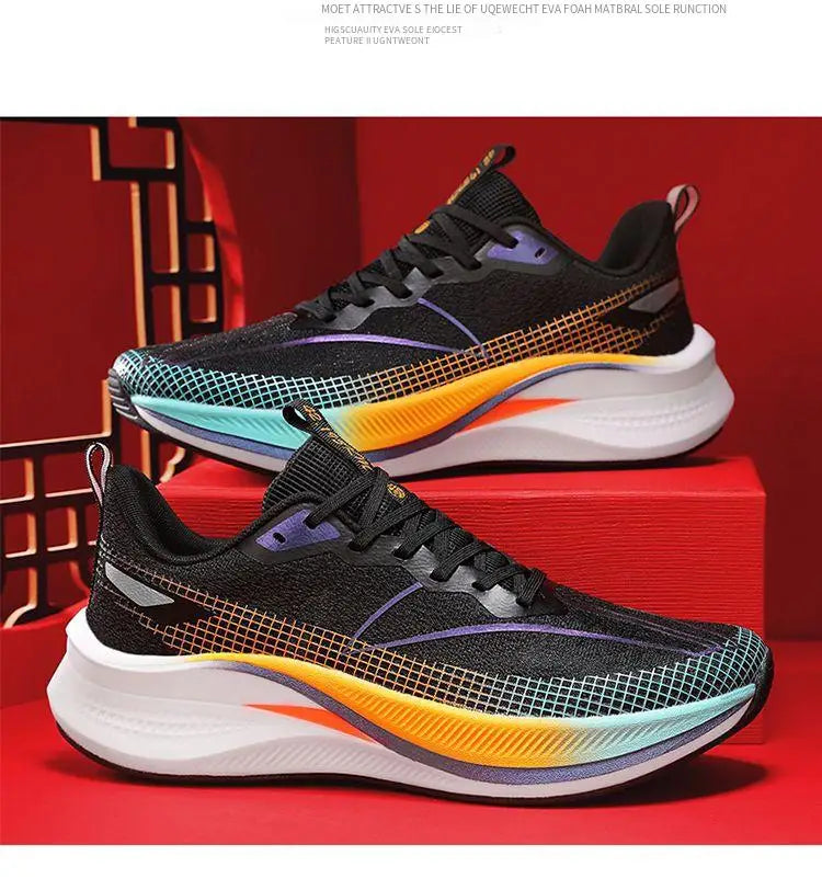 RBB Carbon Plate Running Shoes for Men & Women Professional Racing Sneakers – Breathable, Lightweight & Shock-Absorbing