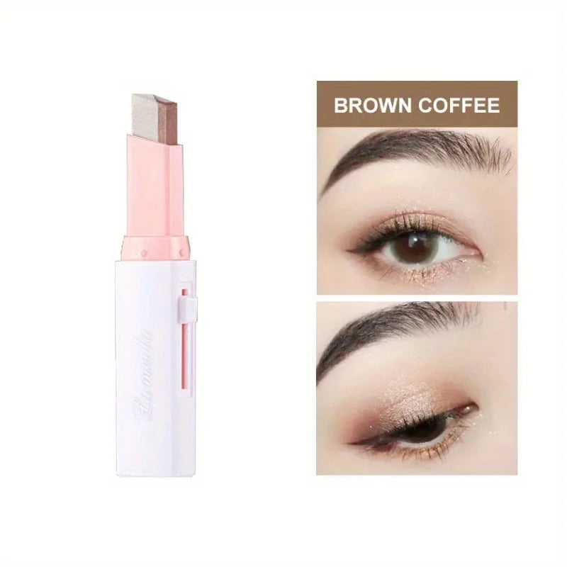 Two-Color Gradient Eyeshadow Stick – Natural 3D Effect, Long-Lasting & No Smudge