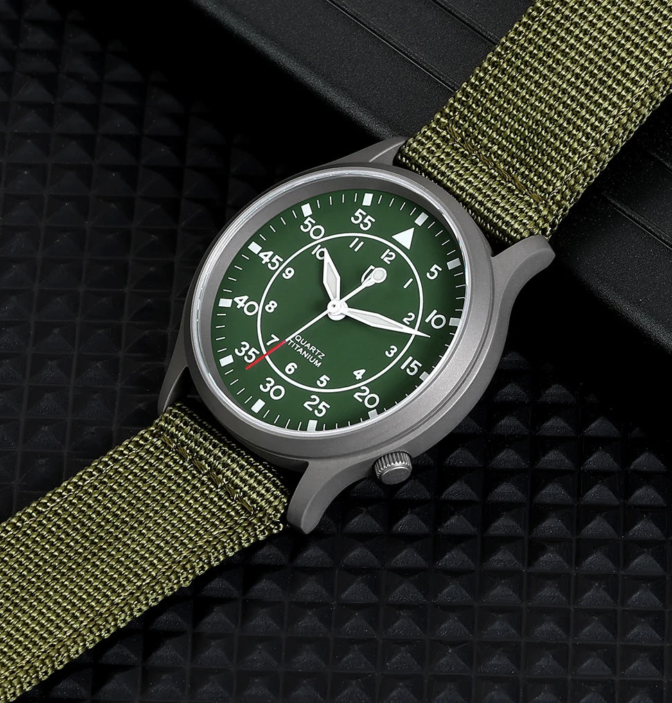 RBB Titanium Ultra-Thin Quartz Watch – VH31, Sapphire, 5ATM, Luminous