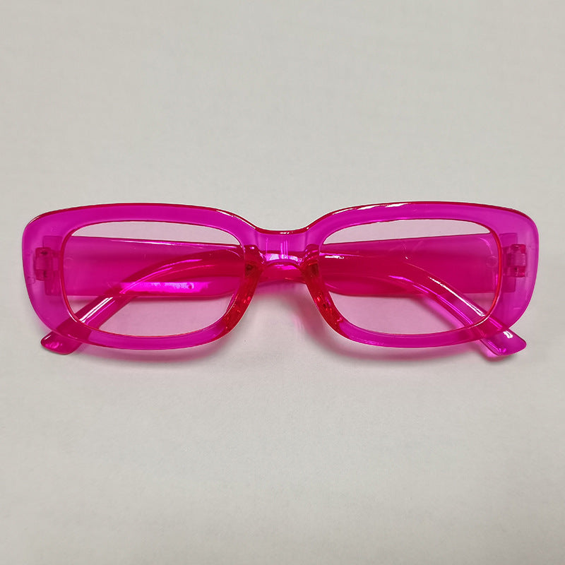 RBB Vintage Oval Sunglasses – UV400 Small Rectangle Ellipse Eyewear for Women