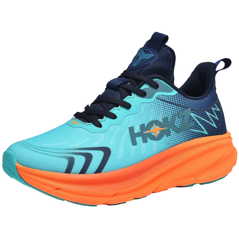 Men’s Breathable Mesh Running Shoes with Thick Soft Sole – High-Quality Outdoor Sports Sneakers