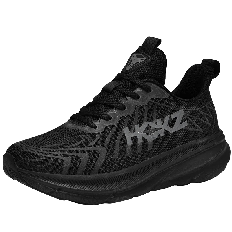 Men’s Breathable Mesh Running Shoes with Thick Soft Sole – High-Quality Outdoor Sports Sneakers