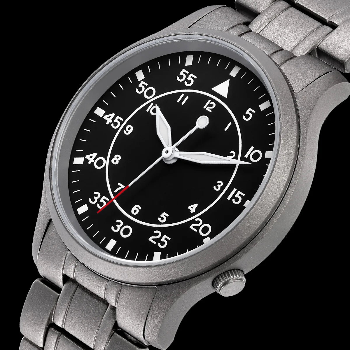 RBB Titanium Men's Quartz Watch – VH31, Sapphire, 5ATM