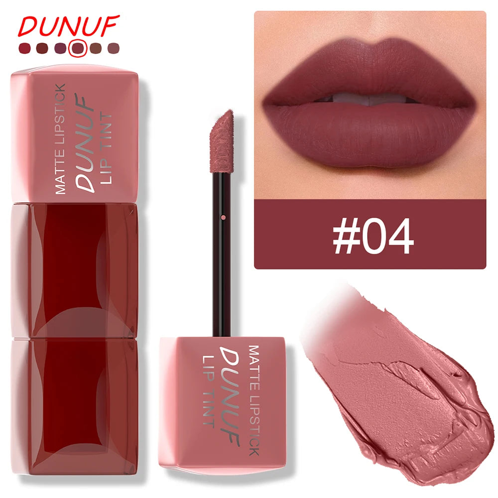 RBB 6-Color Matte Velvet Lip Gloss Set – Long-lasting, Non-Sticky, Colorful Lip Glaze