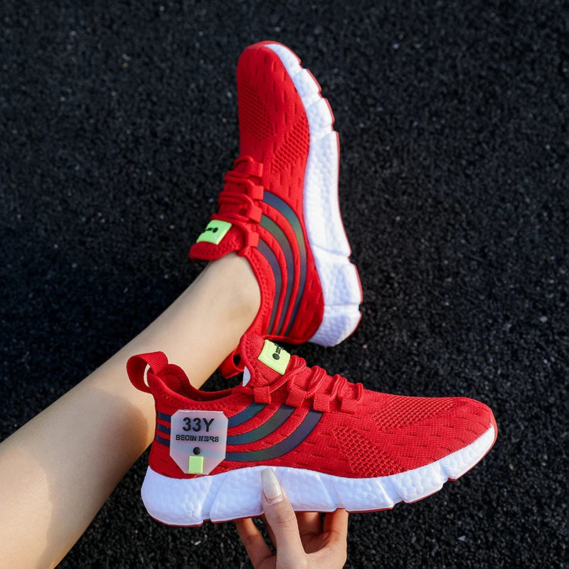 Men’s Summer Mesh Running Sneakers | Breathable, Lightweight, Casual Sport Shoes