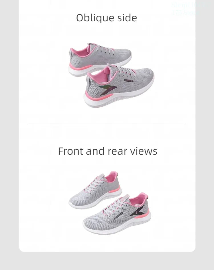 Women’s Spring & Autumn Sneakers – Breathable, Soft Sole, Comfortable & Anti-Slip