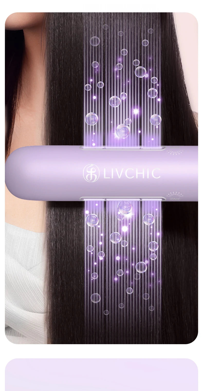 LivChic Ceramic Flat Iron for Salon-Quality Styling