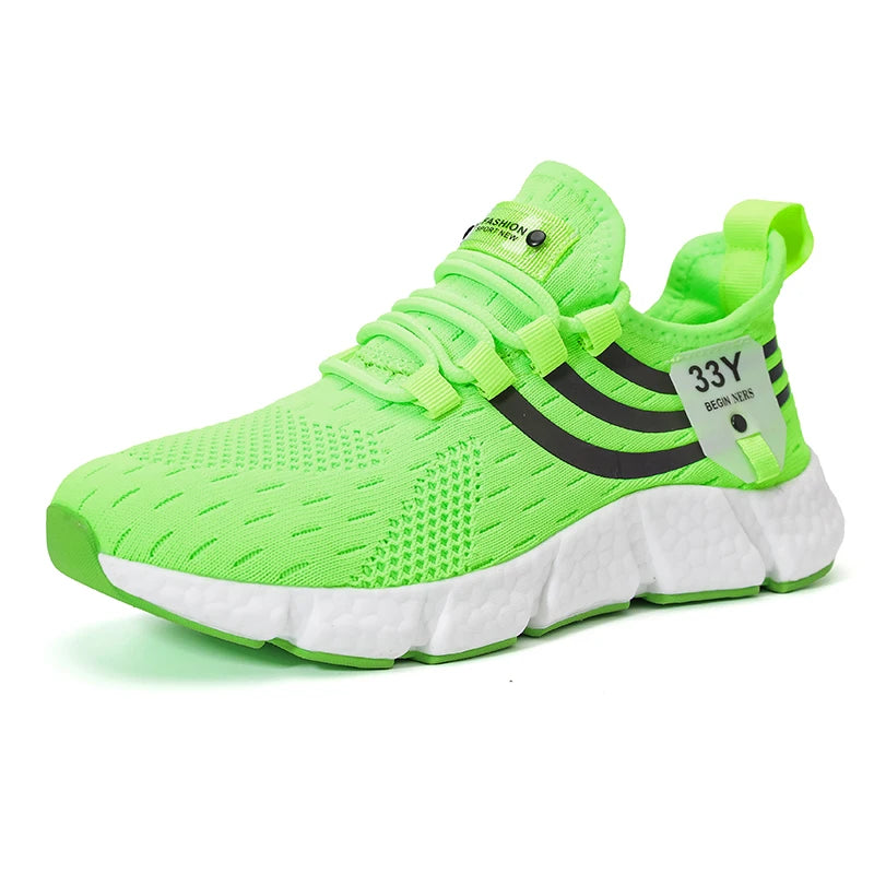 Men’s Summer Mesh Running Sneakers | Breathable, Lightweight, Casual Sport Shoes