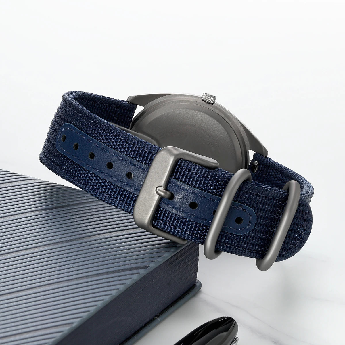 RBB Titanium Men’s Quartz Watch – Date & Week Calendar, Sapphire Crystal, Super Luminous, 38mm, 10ATM Waterproof