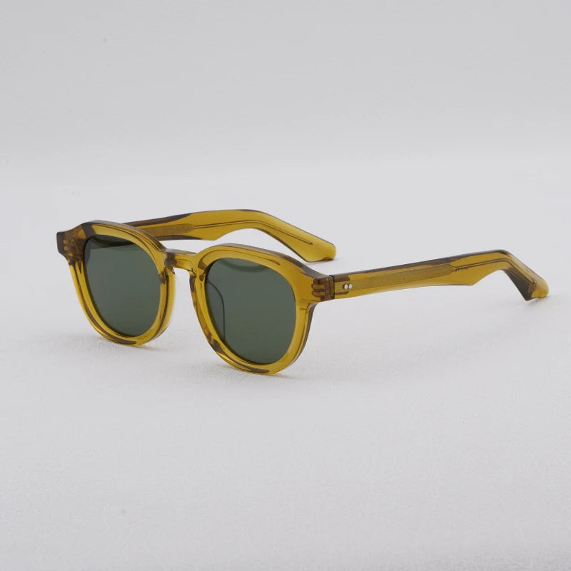 RBB Vintage Polarized Sunglasses – Unisex Lemtosh-Style Acetate Frame | Luxury Retro Eyewear
