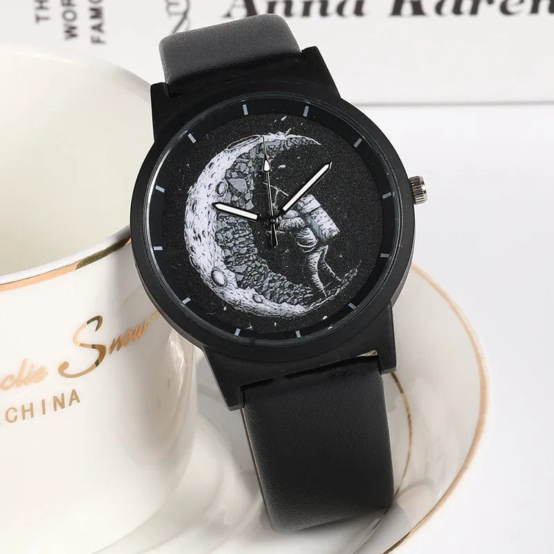 RBB Minimalist Unisex Quartz Watch – Simple Style Unique Dial for Men & Women Couples