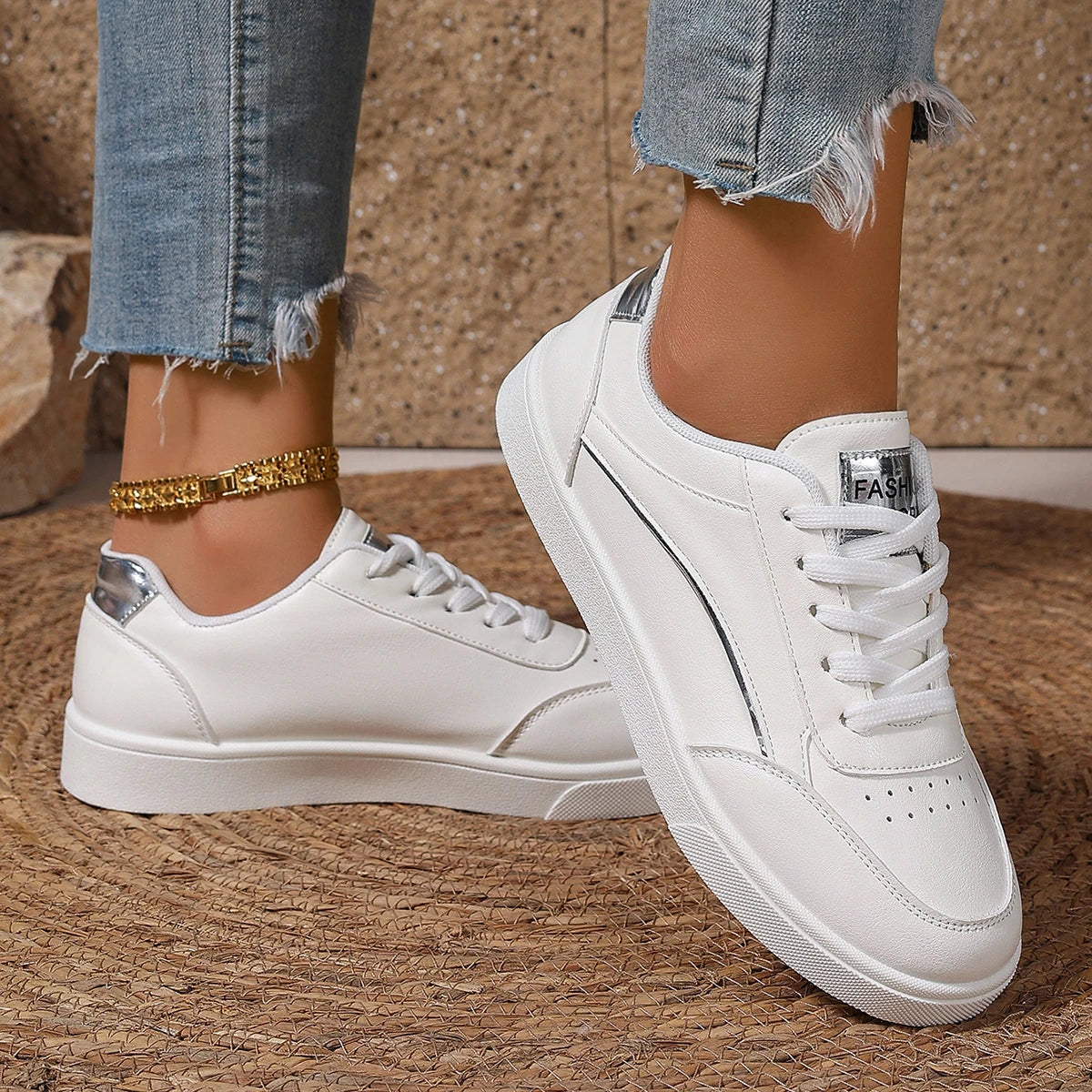 Women Sneakers Spring Autumn Casual Skateboard Breathable Sneakers Women Comfortable Outdoor Tennis Walking Shoes Women