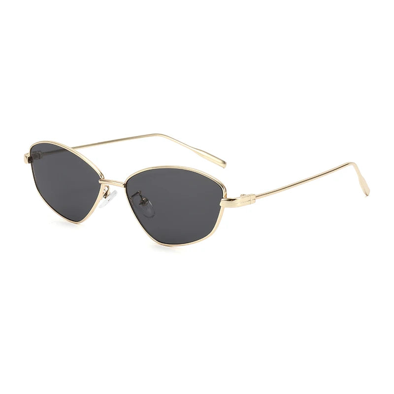 RBB Metal Cat-Eye Small Frame Sunglasses – Stylish & Versatile Alloy Sunnies