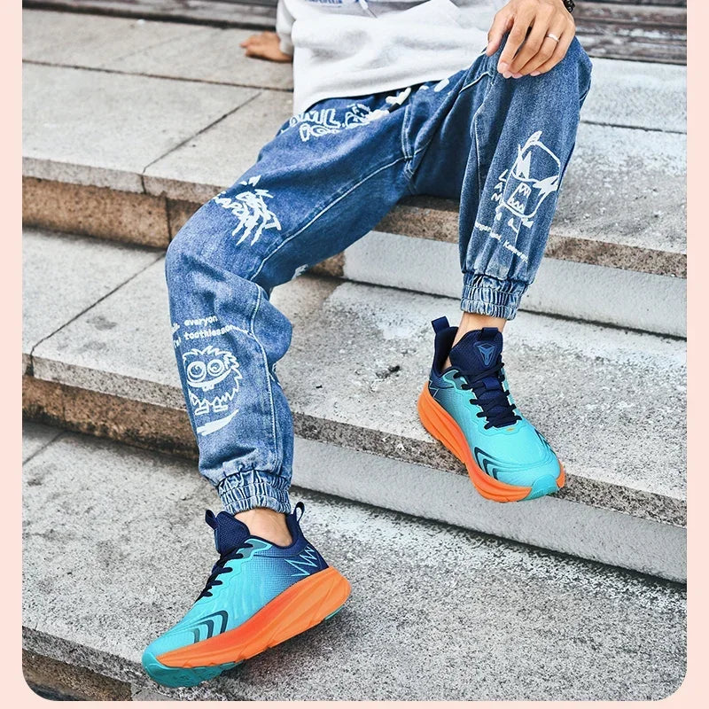 Ultralight Unisex Running Shoes – Cushioned, Breathable & Trendy for Walking & Sports