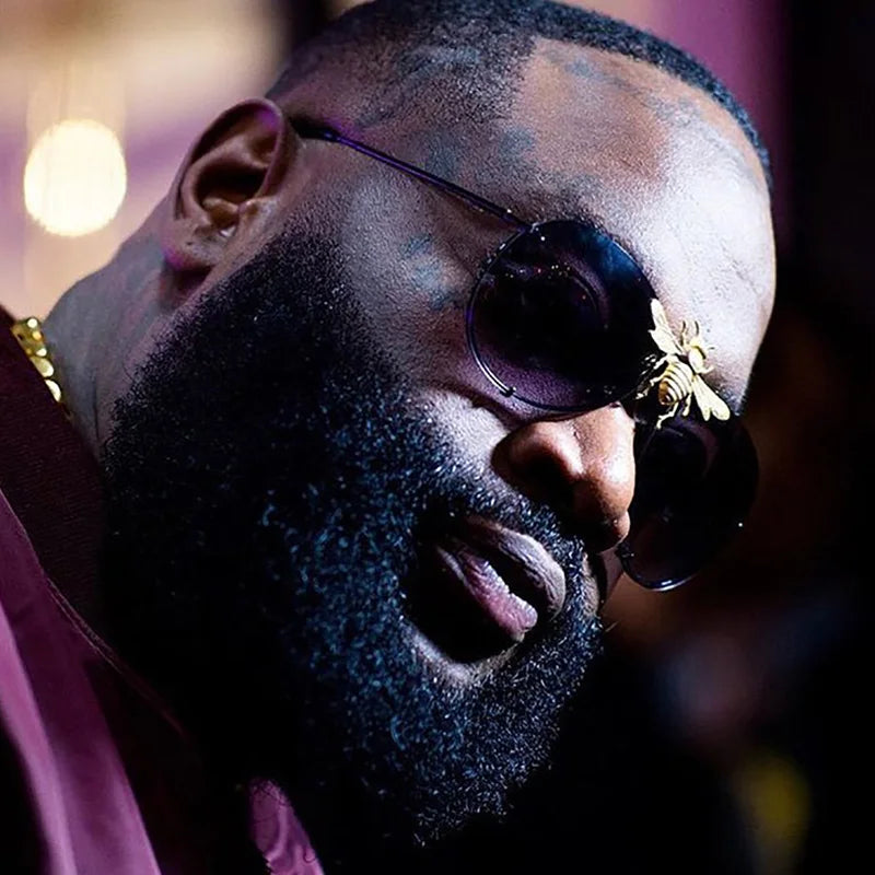 RBB Luxury Classic Bee Vintage Pilot Sunglasses — Stylish retro design with gradient, anti-reflective lenses. Unisex and UV400 protected for everyday wear.