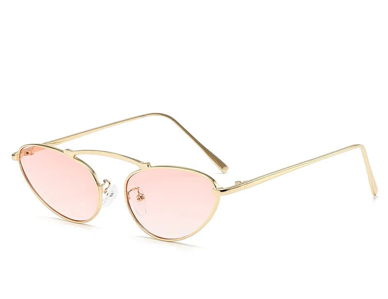 RBB 2025 Trendy Small Vintage Cat Eye Sunglasses – Unisex UV400