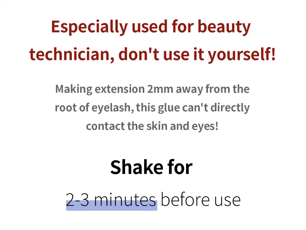 5ml Professional Eyelash Extension Glue – Fast-Drying (0.3s–3s), Strong Hold Adhesive