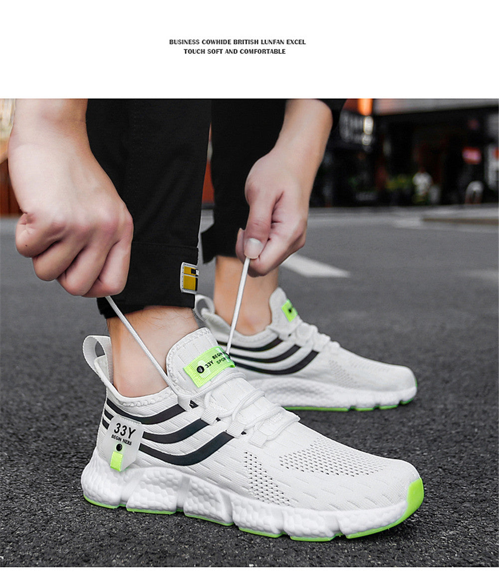 Unisex Breathable Sneakers – Lightweight, Fashionable & Comfortable Running Shoes