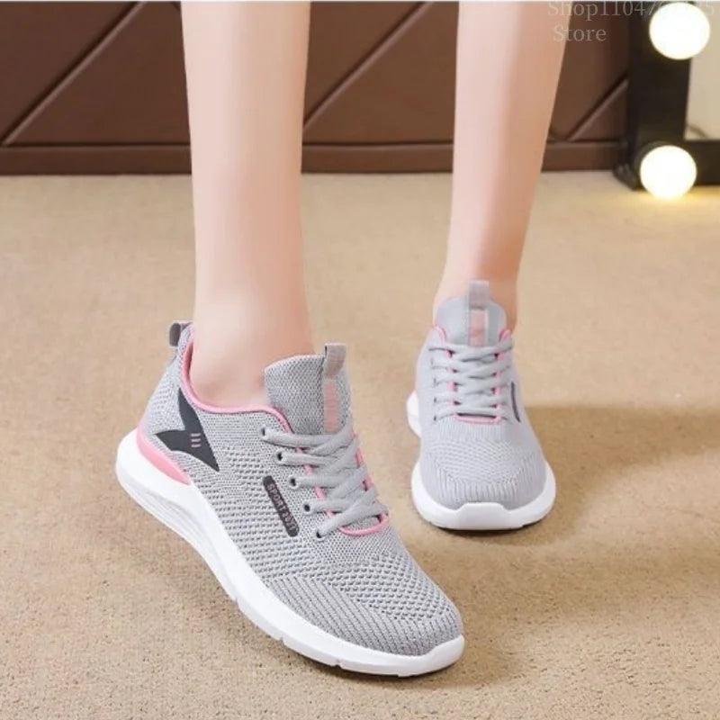 Women’s Spring & Autumn Sneakers – Breathable, Soft Sole, Comfortable & Anti-Slip