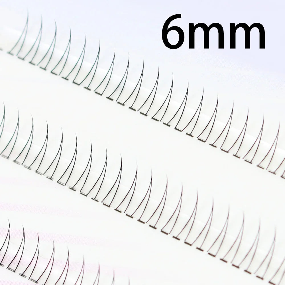 J Curl V-Shape Black Under Eyelash Clusters – Natural Soft Manga Bottom Lashes