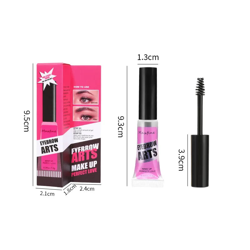 Transparent Eyebrow Gel – Waterproof & Long-Lasting Hold