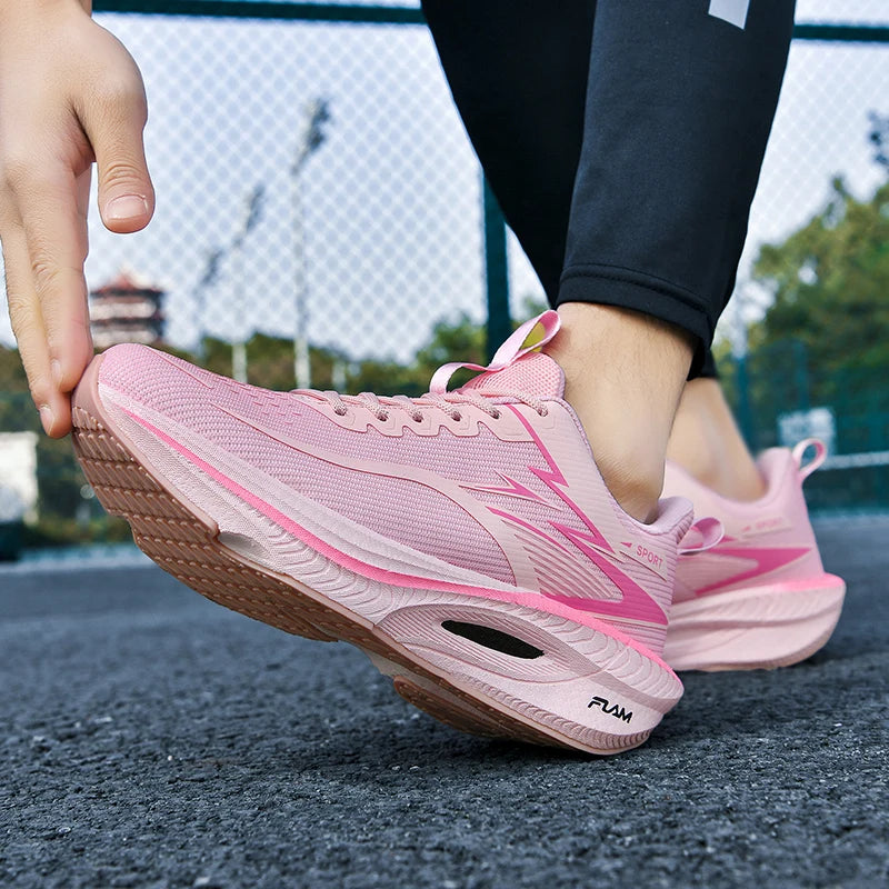 Carbon Plate Running Shoes – Breathable Summer Sneakers for Men & Women