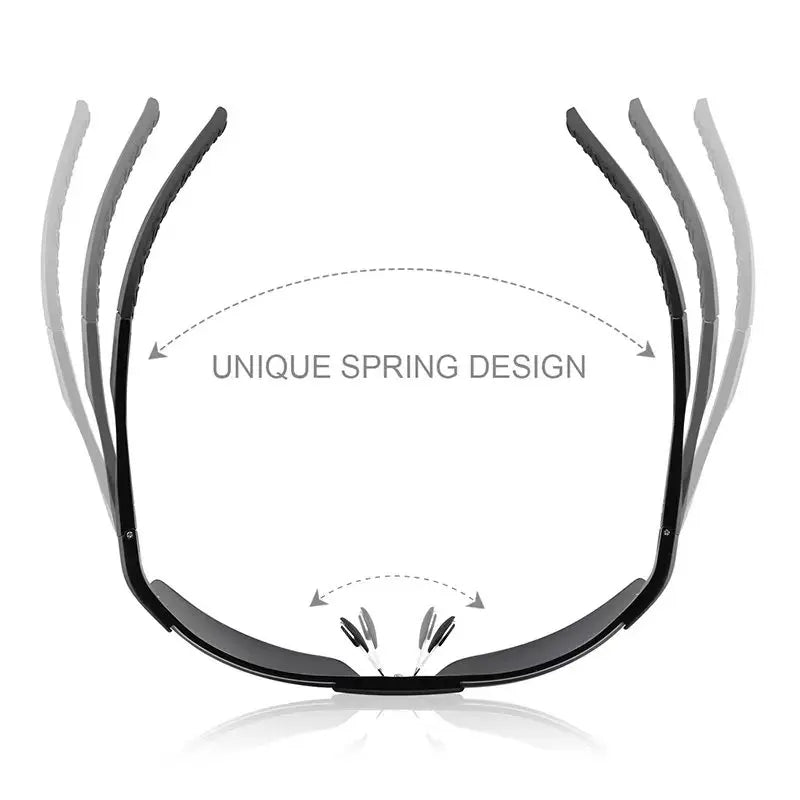 RBB Rimless Aluminium Outdoor Sport Sunglasses – Photochromic Polarized UV Protection for Men