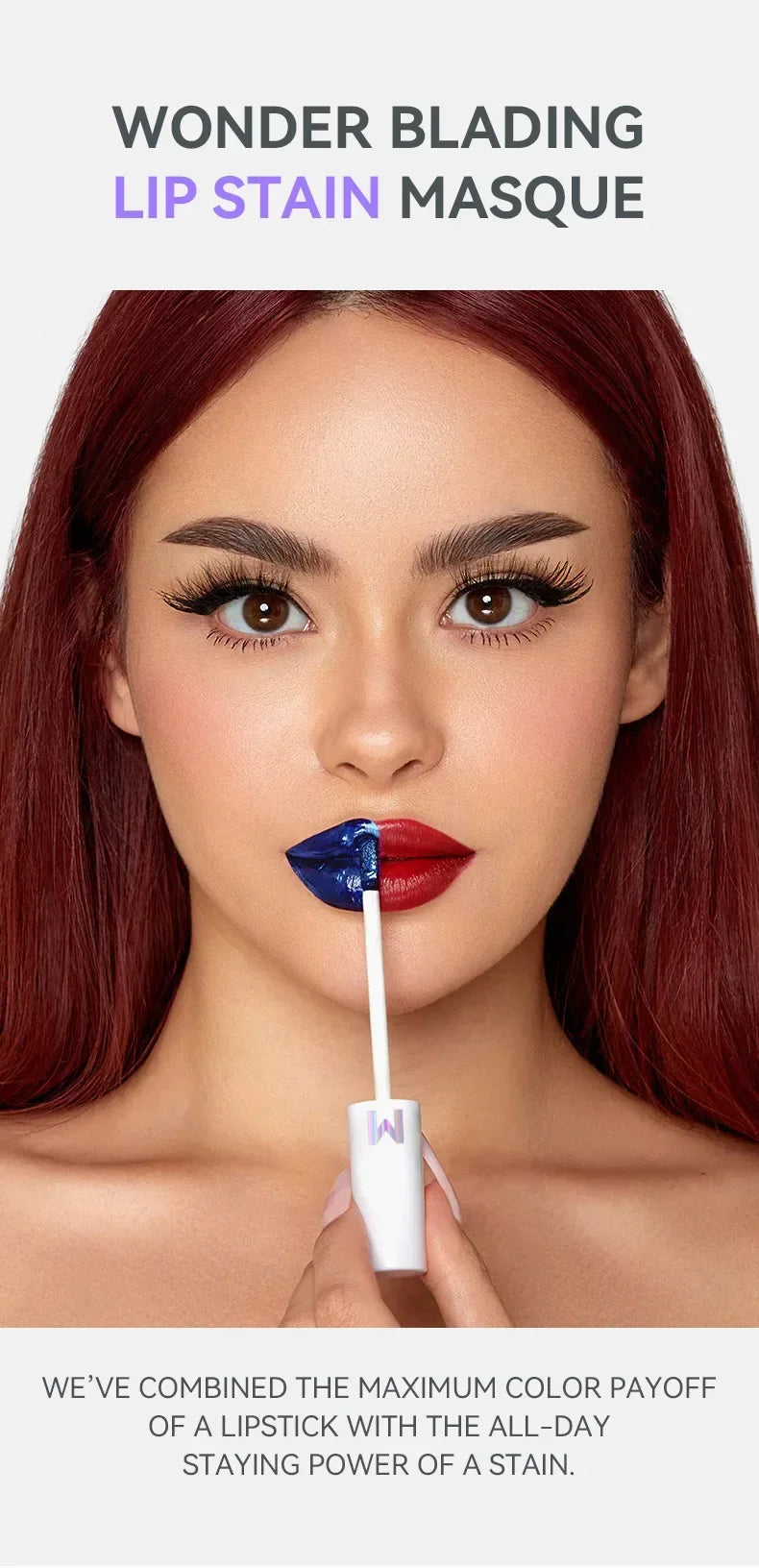 RBB Wonder Skin Blading Peel Reveal Lip Stain Kit – Long-Lasting Matte Lip Tint