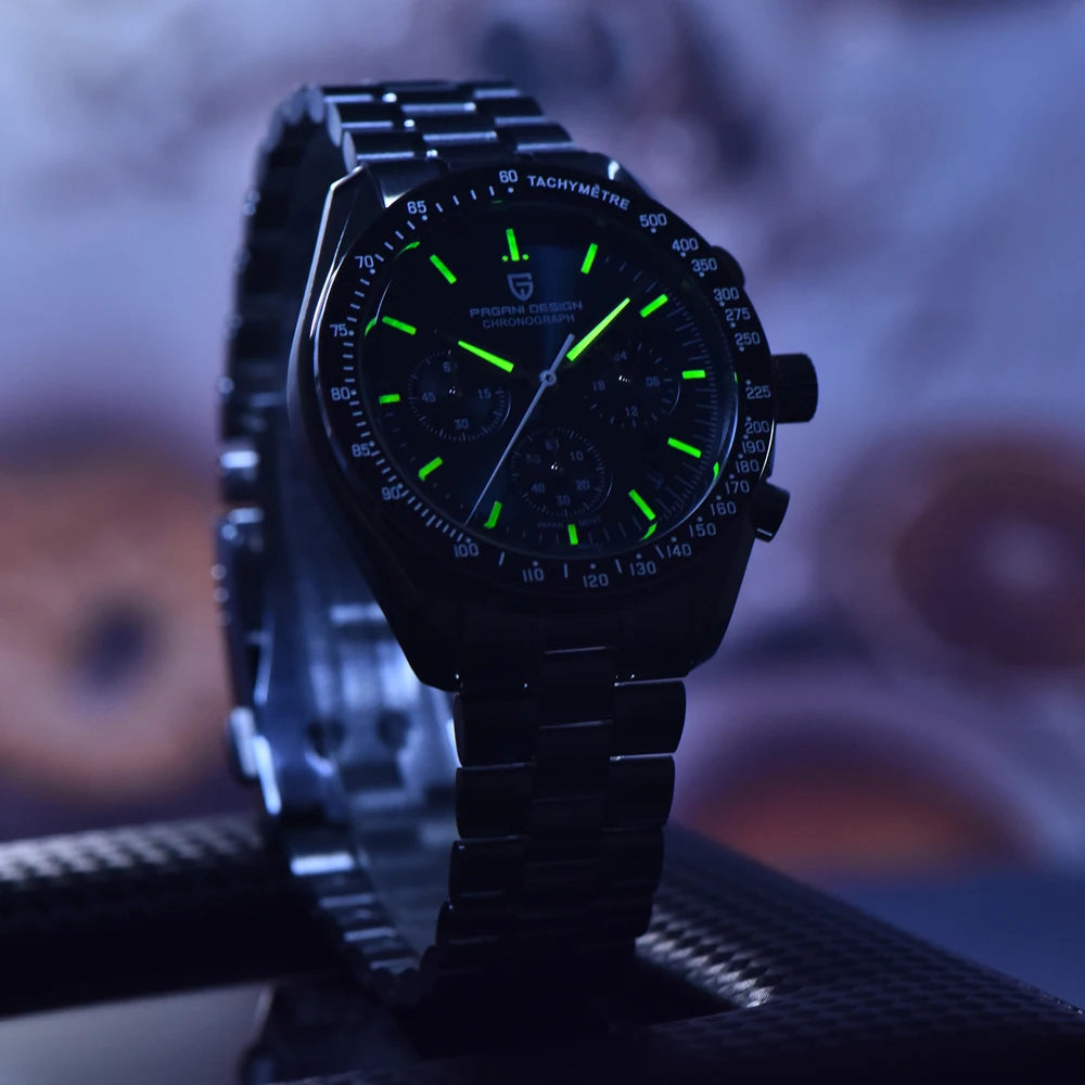 RBB DESIGN Moon Men's Luxury Quartz Watch – 2025 Gold Edition