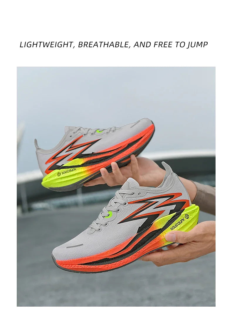 RBB Men’s & Women’s Carbon Plate Trainers – Breathable Shock-Absorbing Running & Tennis Sneakers