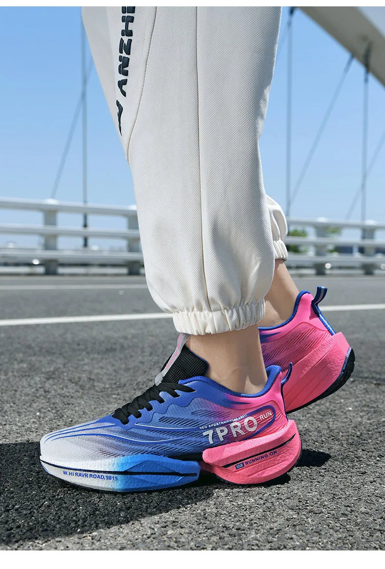 Men's Carbon Plate Running Shoes | Lightweight, Cushioned, Non-Slip