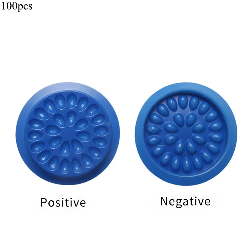 Eyelash Glue Holder Pads – 20/100pcs Adhesive Pallets for Extension Supplies