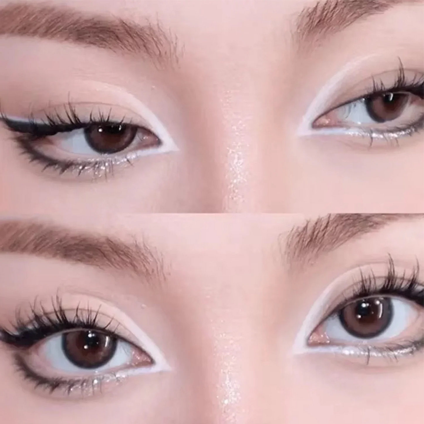 Hisyi Matte Monochrome Eyeshadow – Natural Light Highlighter Powder for Eye Contouring & Brightening