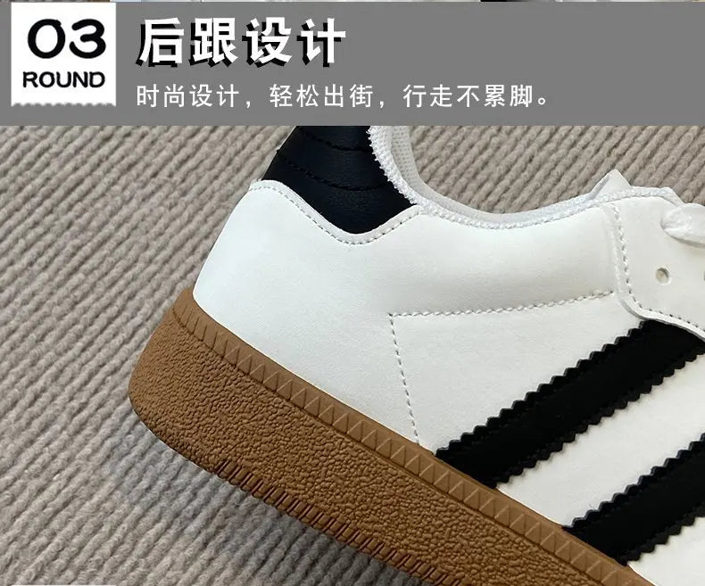 "Women's Lace-Up Vulcanized Sneakers – Casual Outdoor Trainers"