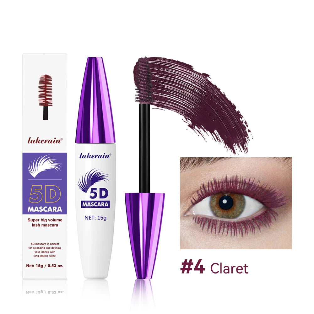 5D Waterproof Fiber Mascara – Thickening, Lengthening & Curling, Long-Lasting