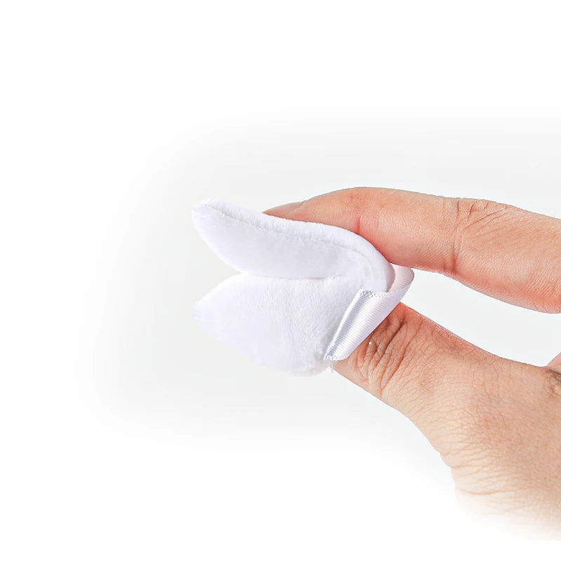 1/2/3/6Pcs Triangle Velvet Powder Puff – Reusable & Washable Makeup Sponges for Face & Eye