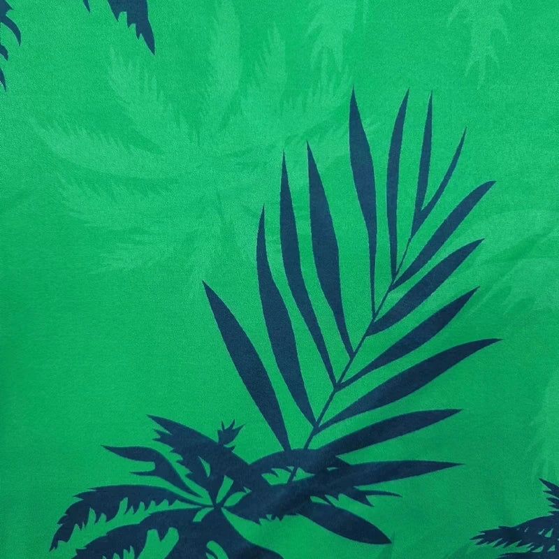 RBB Summer 2025 Men’s Hawaiian Shirt – 3D Animal & Plant Print, Short Sleeve, Beach Style, Plus Size up to 5XL